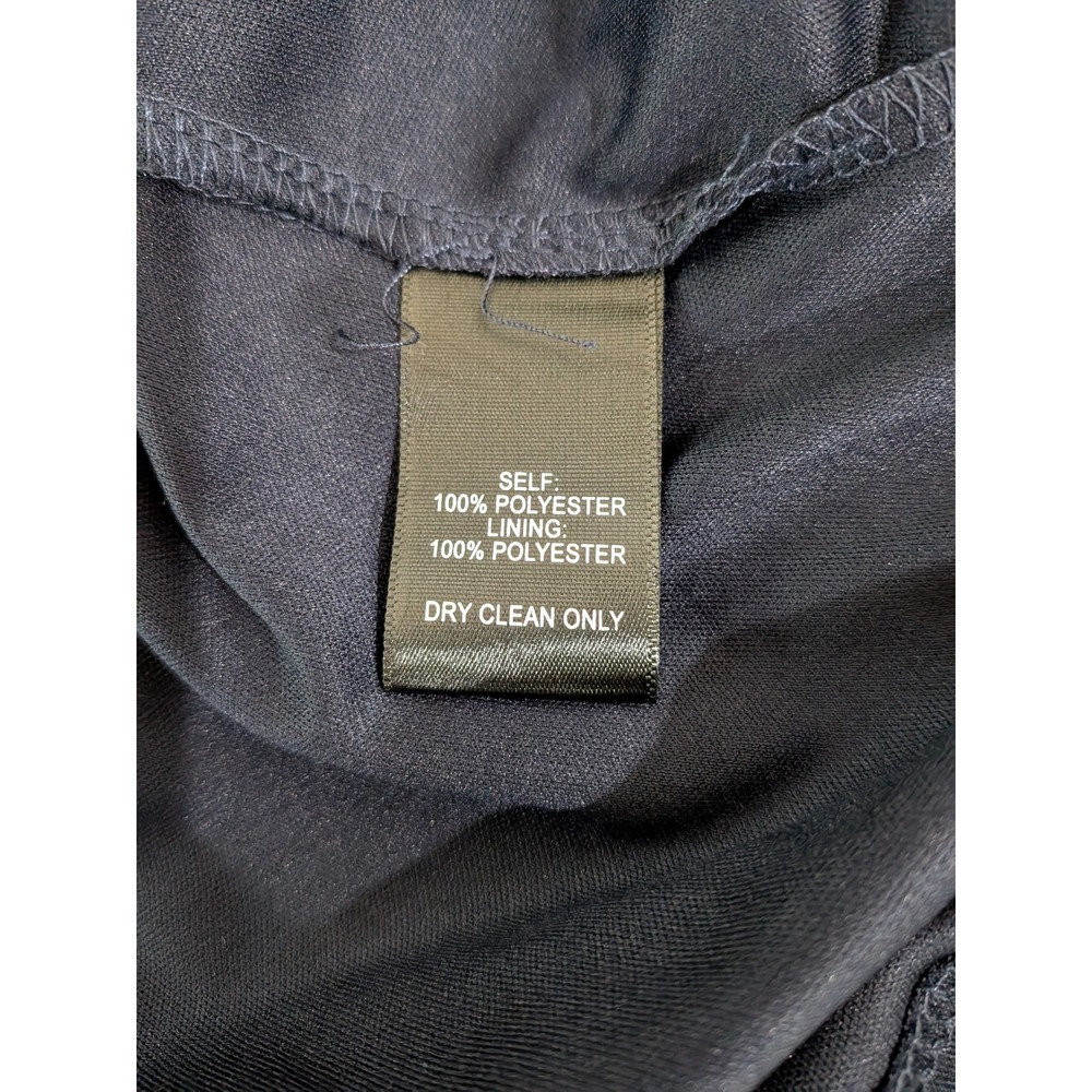 NWT Lulus Depths of My Love Navy Maxi Dress XL V Neck Cross back Formal Prom - Picture 13 of 14
